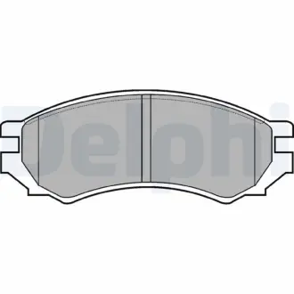 Гальмівні колодки. дискові DELPHI LP670