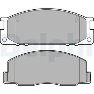 Комплект тормозных колодок, дисковый тормоз DELPHI LP739