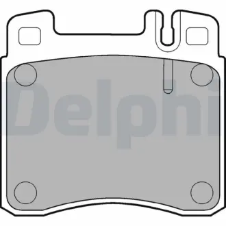 Комплект тормозных колодок, дисковый тормоз DELPHI LP840