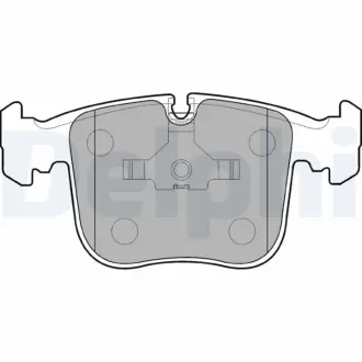 Комплект тормозных колодок, дисковый тормоз DELPHI LP845