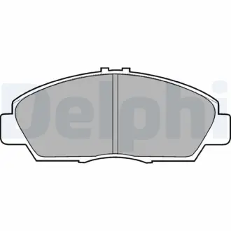 Комплект тормозных колодок, дисковый тормоз DELPHI LP869