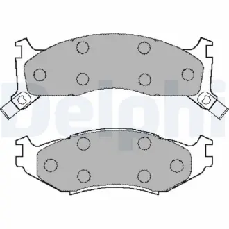Комплект тормозных колодок, дисковый тормоз DELPHI LP892