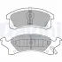 Комплект тормозных колодок, дисковый тормоз DELPHI LP898 (фото 1)