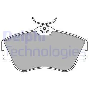 Тормозные колодки DELPHI LP918