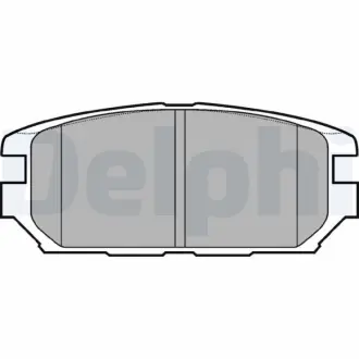 Гальмівні колодки, дискові DELPHI LP921