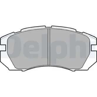 Комплект тормозных колодок, дисковый тормоз DELPHI LP930