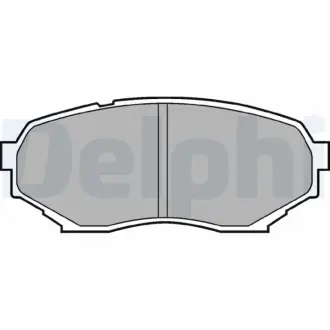 Комплект тормозных колодок, дисковый тормоз DELPHI LP934
