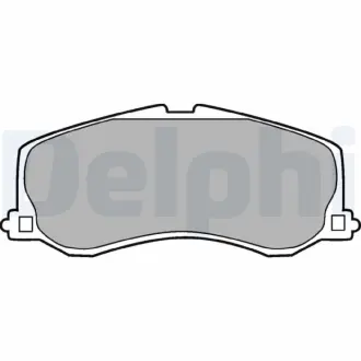 Комплект тормозных колодок, дисковый тормоз DELPHI LP945
