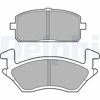 Комплект тормозных колодок, дисковый тормоз DELPHI LP960