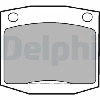 Комплект тормозных колодок, дисковый тормоз DELPHI LP96