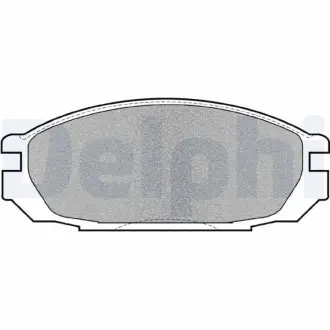 Комплект тормозных колодок, дисковый тормоз DELPHI LP983