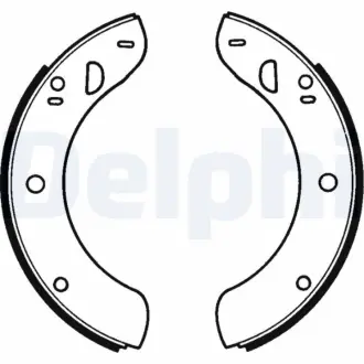 Комплект тормозных колодок DELPHI LS1018