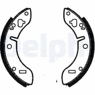 Комплект тормозных колодок DELPHI LS1022
