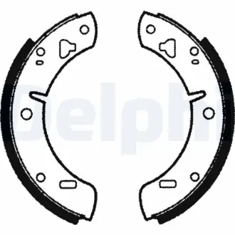 Комплект тормозных колодок DELPHI LS1023