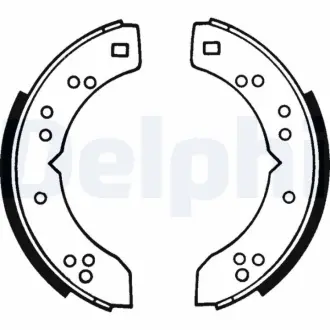 Комплект тормозных колодок DELPHI LS1047
