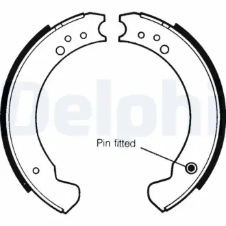 Комплект тормозных колодок DELPHI LS1089