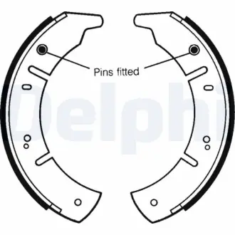Комплект тормозных колодок DELPHI LS1090