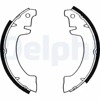Комплект тормозных колодок DELPHI LS1133