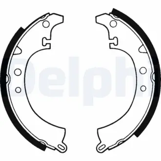 Комплект тормозных колодок DELPHI LS1140