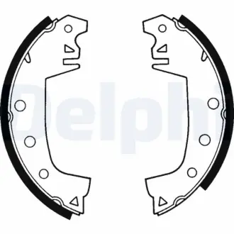 Комплект тормозных колодок DELPHI LS1141
