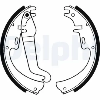 Комплект тормозных колодок DELPHI LS1144