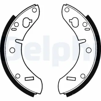 Комплект тормозных колодок DELPHI LS1200