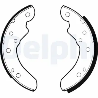 Комплект тормозных колодок DELPHI LS1225