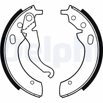 Комплект тормозных колодок DELPHI LS1228