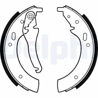 Комплект тормозных колодок DELPHI LS1229