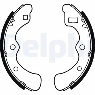 Комплект тормозных колодок DELPHI LS1240