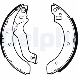 Комплект тормозных колодок DELPHI LS1249