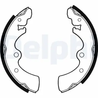 Комплект тормозных колодок DELPHI LS1252