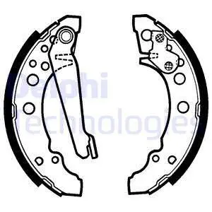 Комплект тормозных колодок DELPHI LS1276