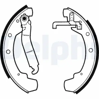 Комплект тормозных колодок DELPHI LS1281