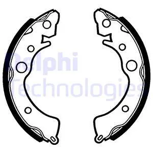 Комплект тормозных колодок DELPHI LS1288