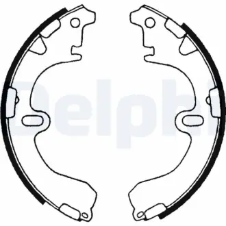 Комплект тормозных колодок DELPHI LS1315