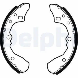 Комплект тормозных колодок DELPHI LS1324