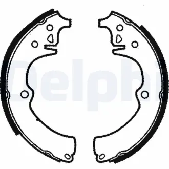 Комплект тормозных колодок DELPHI LS1330