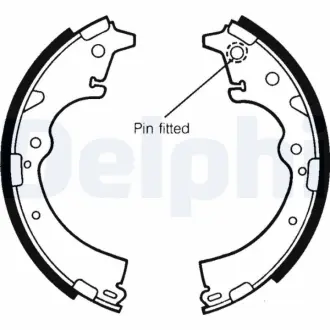Комплект тормозных колодок DELPHI LS1357