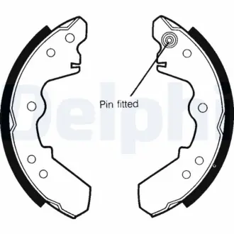 Комплект тормозных колодок DELPHI LS1365