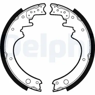 Комплект тормозных колодок DELPHI LS1367