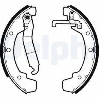 Комплект тормозных колодок DELPHI LS1403