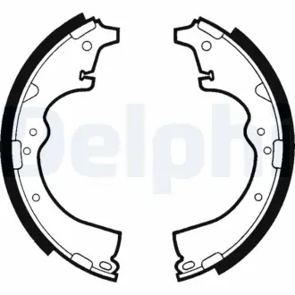 Комплект тормозных колодок DELPHI LS1409