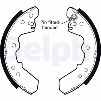 Комплект тормозных колодок DELPHI LS1440