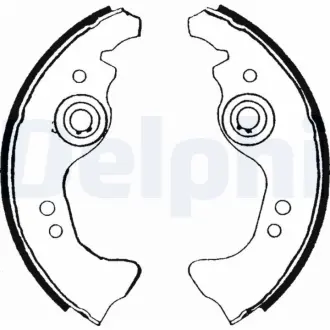 Комплект тормозных колодок DELPHI LS1453