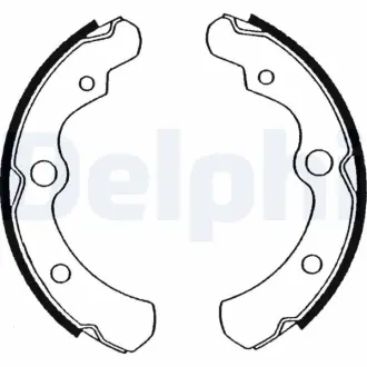 Комплект тормозных колодок DELPHI LS1473