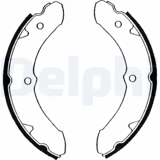 Комплект тормозных колодок DELPHI LS1479