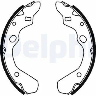 Комплект тормозных колодок DELPHI LS1516
