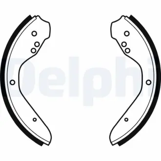 Комплект тормозных колодок DELPHI LS1535