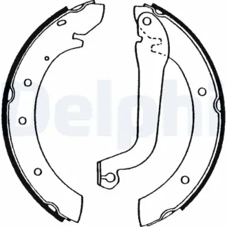 Комплект тормозных колодок DELPHI LS1570